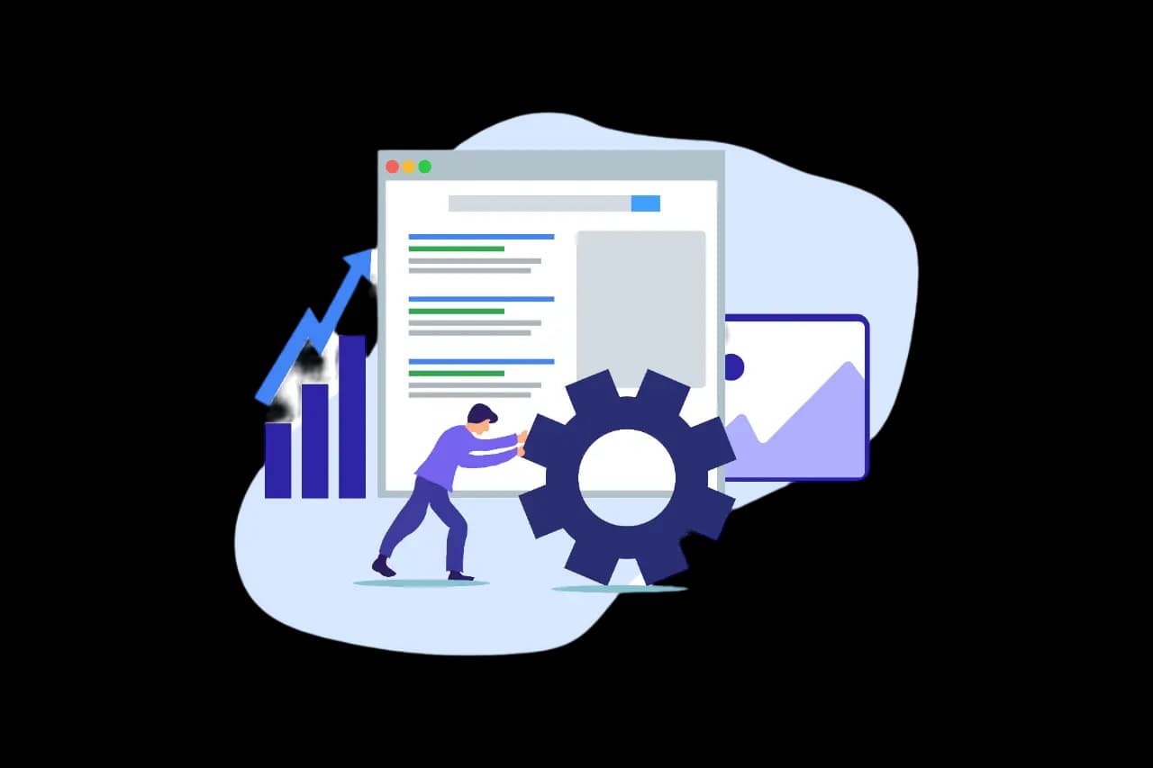 Illustration of a quick setup process and reliable website analytics